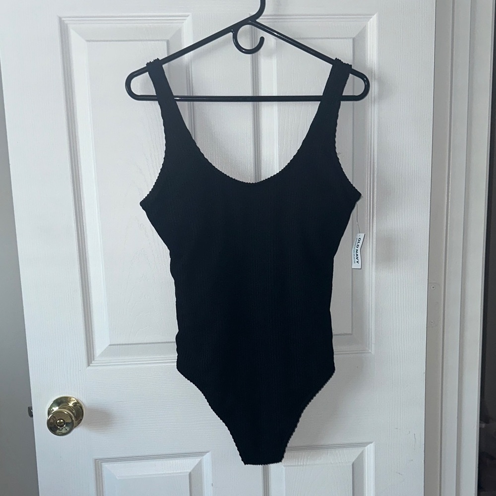 Old Navy Black Women's One Piece Swimsuit